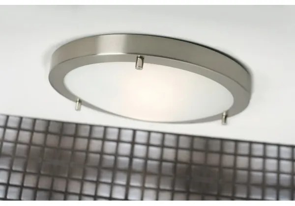 Nordlux - Plafoniera da bagno ANCONA 2xE27/40W/230V IP43 Ø 31,5 cm cromo opaco