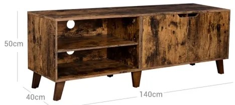 Mobile TV BASTOR marrone/nero