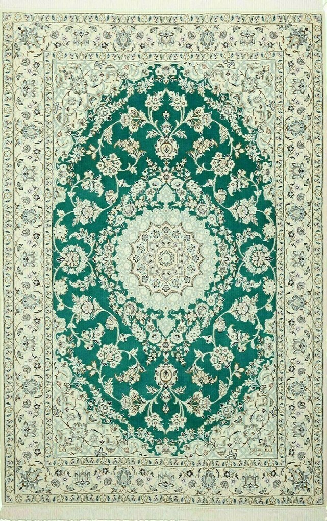 Nain Tappeto 200x130 (Iran) Annodato A Mano