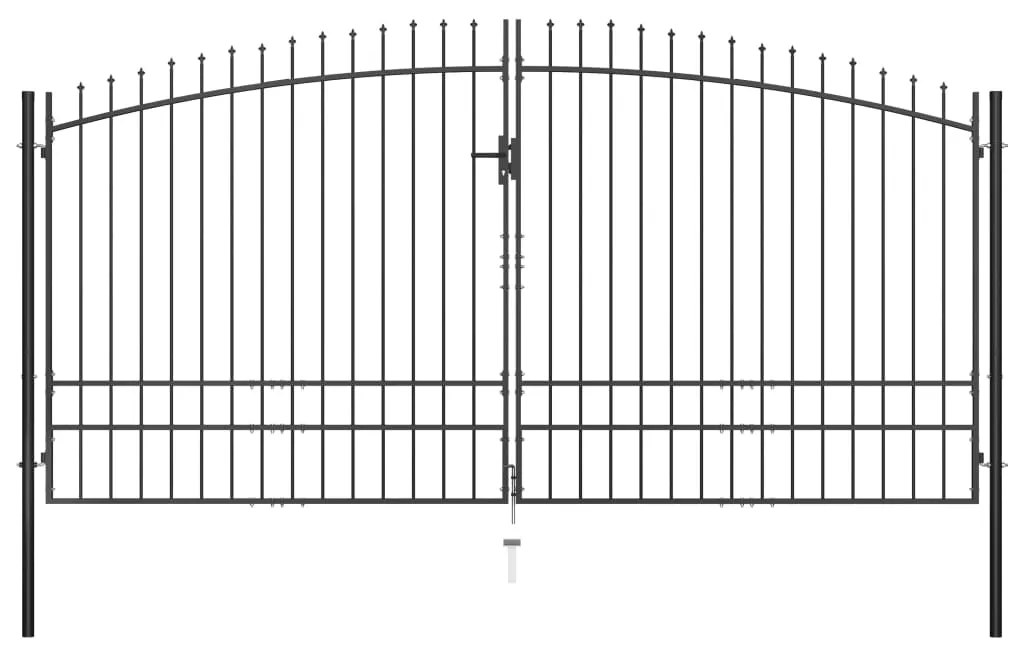 Cancello Doppio Con Punte A Lancia 400x248 Cm /