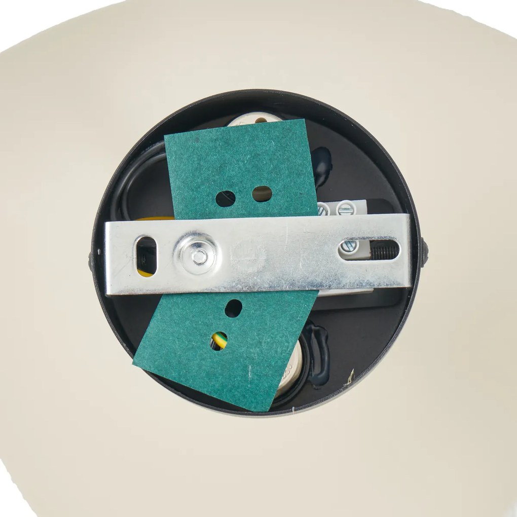 Lampada da parete di design beige organica 20 cm 2 luci - Pulley