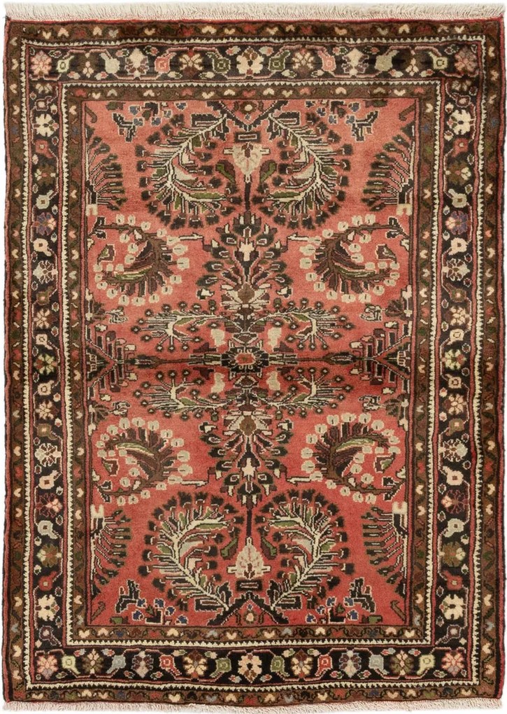 Hamedan Tappeto 100 x 140 (Iran) Annodato A Mano