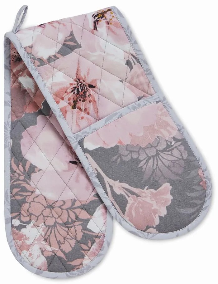 Guanto da cucina doppio in cotone Dramatic Floral - Catherine Lansfield