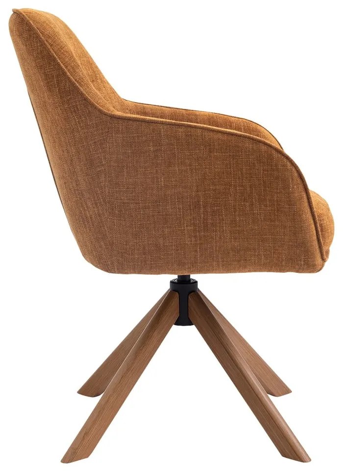 Set di sedie da pranzo arancione in imbottito 2 pz Avola – Unique Furniture