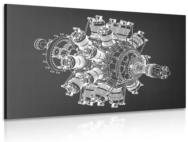 Stampa su tela – Motore stellare
