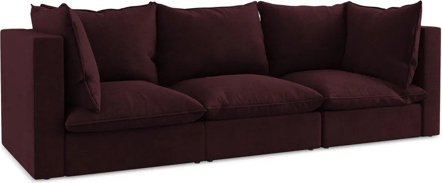 Divano burgundy 255 cm Manao – Makamii