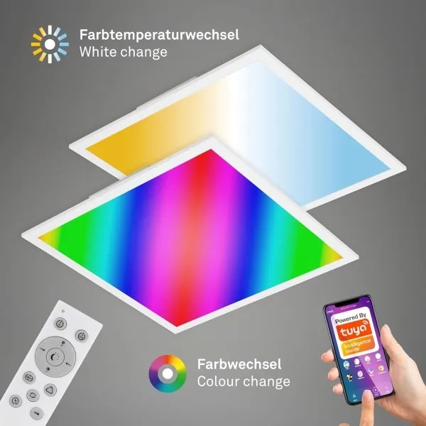 Briloner 7087-016-LED RGBW Lampada dimmerabile SMART LED/24W/230V Wi-Fi Tuya+RC