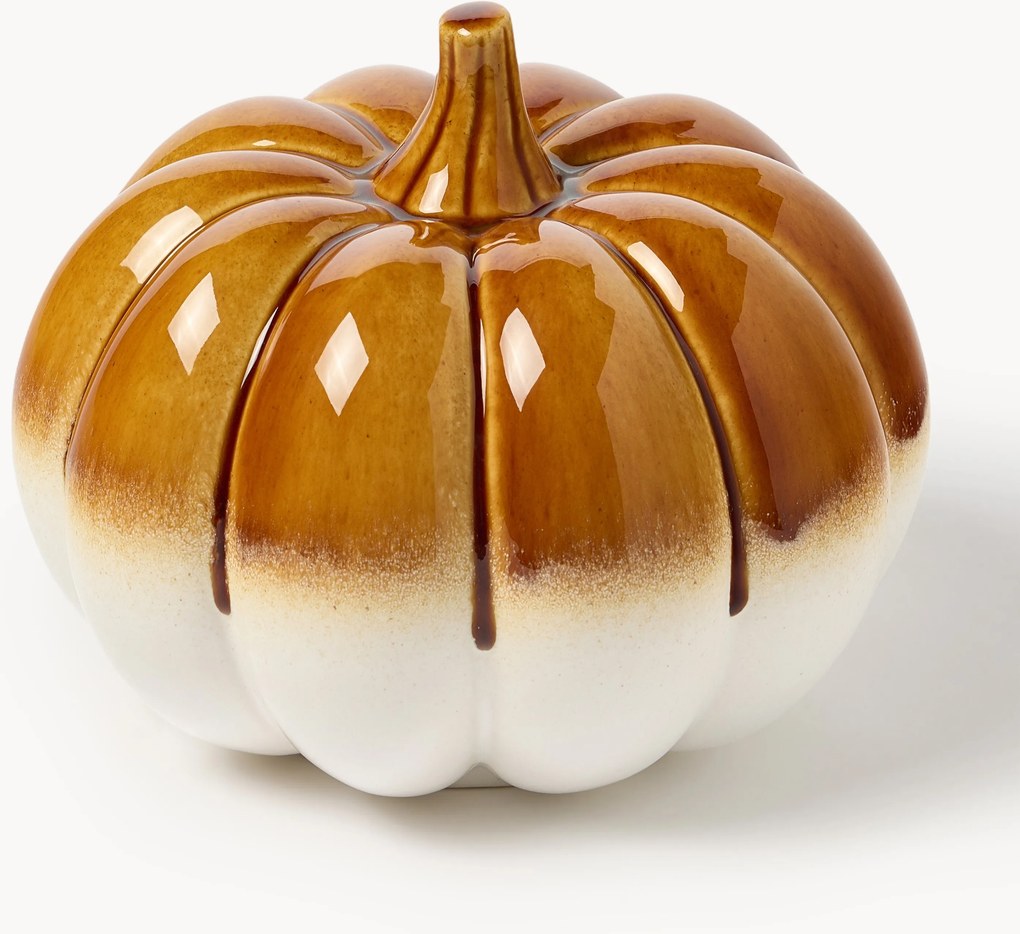 Oggetto decorativo a forma di zucca Moranga, alt. 16 cm