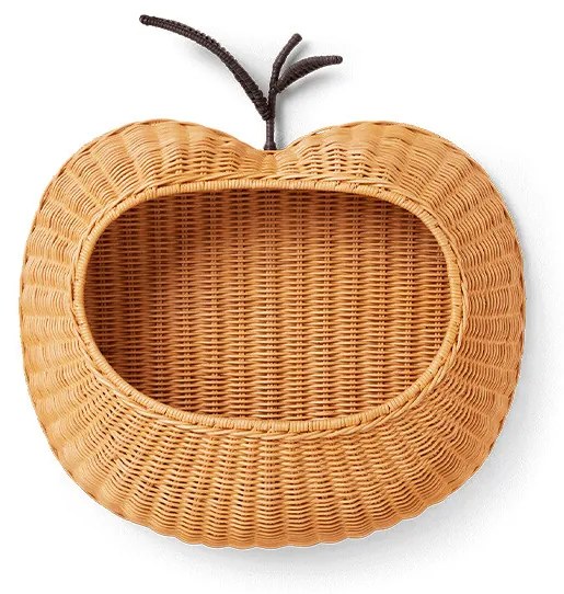 ferm LIVING - Apple Braided Wall Pocket Natural ferm LIVING