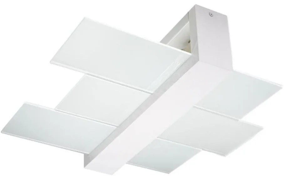 Sollux SL.0078 - Plafoniera FENIKS 2 2xE27/60W/230V bianco