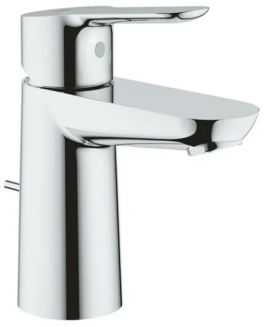 Miscelatore lavabo cromo Grohe Bauedge con piletta taglia S