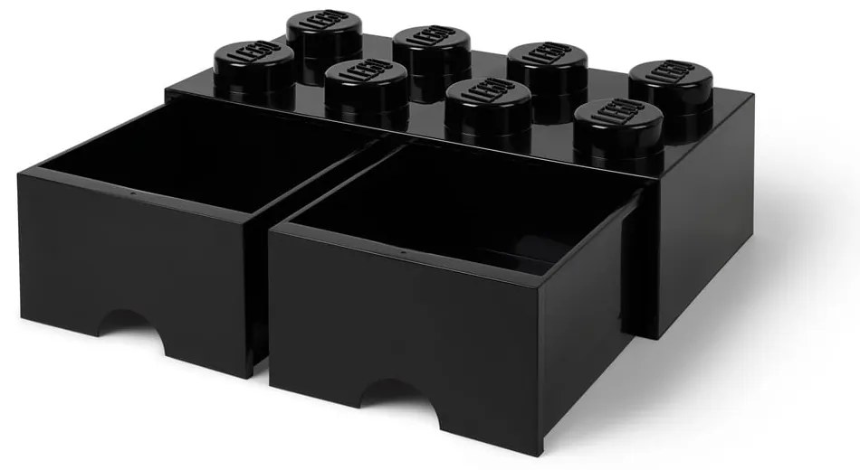 Contenitore nero con due cassetti - LEGO®