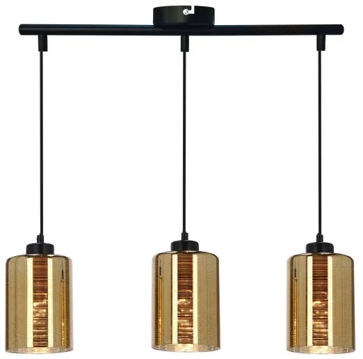 Lampadario a sospensione con filo COX 3xE27/60W/230V oro