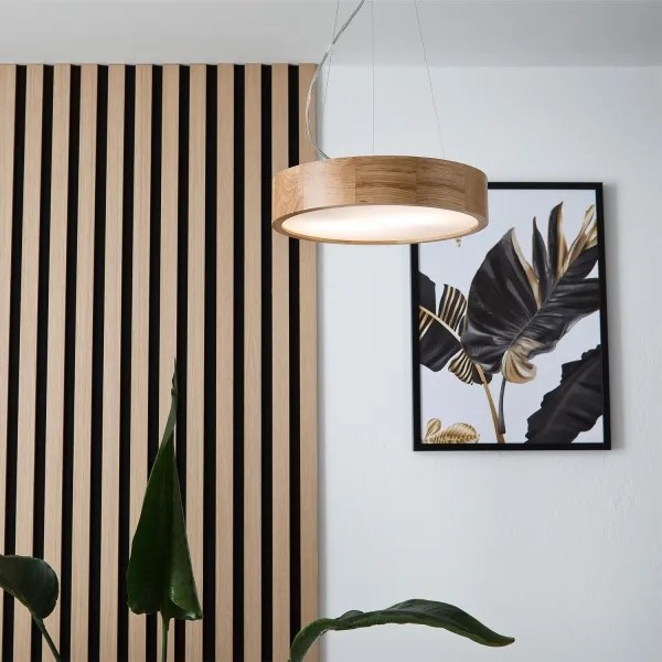 Brilagi - Lampadario LED RGBW dimmerabile CARVALHO 2xE27/9W/230V Wi‑Fi rovere Ø 37 cm