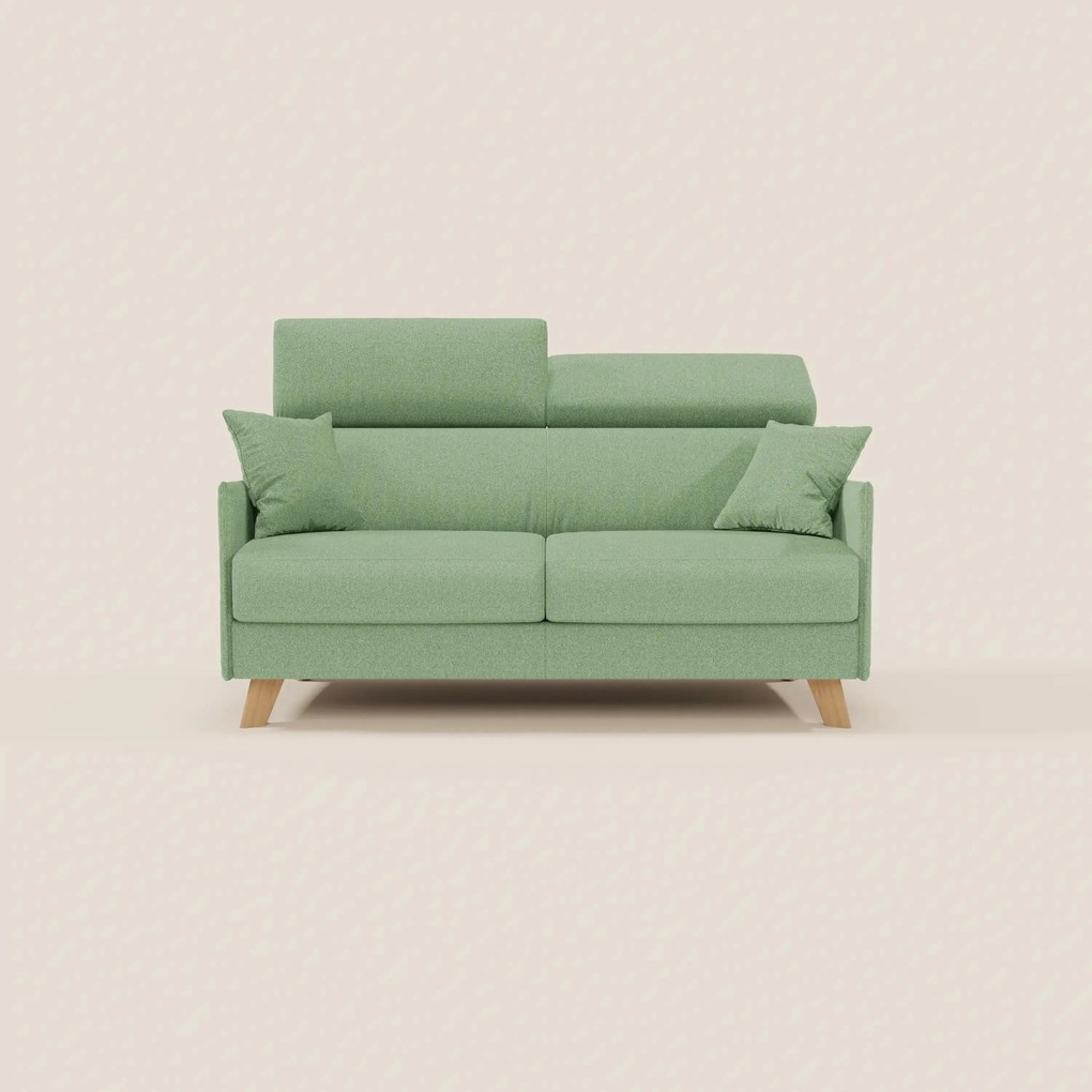 Sole divano letto matrimoniale design compatto - poggiatesta reclinabili e 100% sfoderabile in tessuto smacchiabile T23