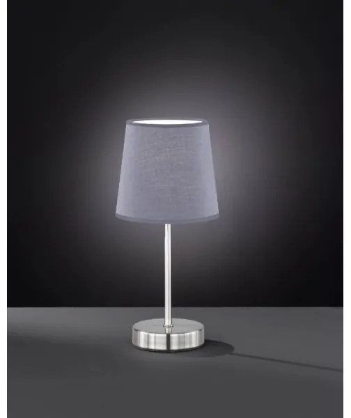 Wofi 8324.01.50.0000 - Lampada da tavolo CESENA 1xE14/42W/230V grigio