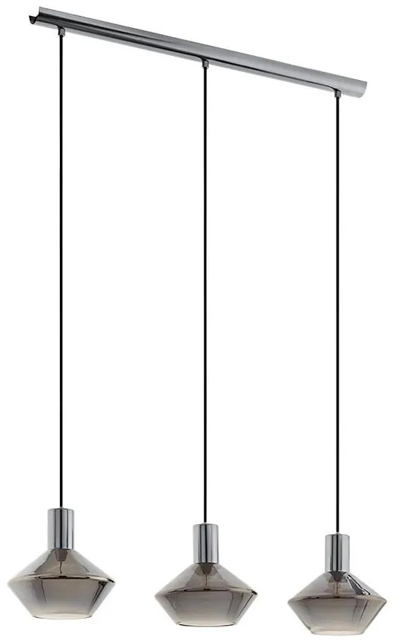 Eglo 97424 - Lampada a sospensione con cavo PONZANO 3xE27/60W/230V