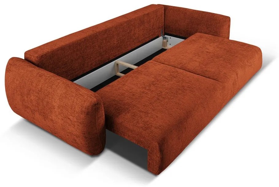 Divano arancione 240 cm Matera - Cosmopolitan Design