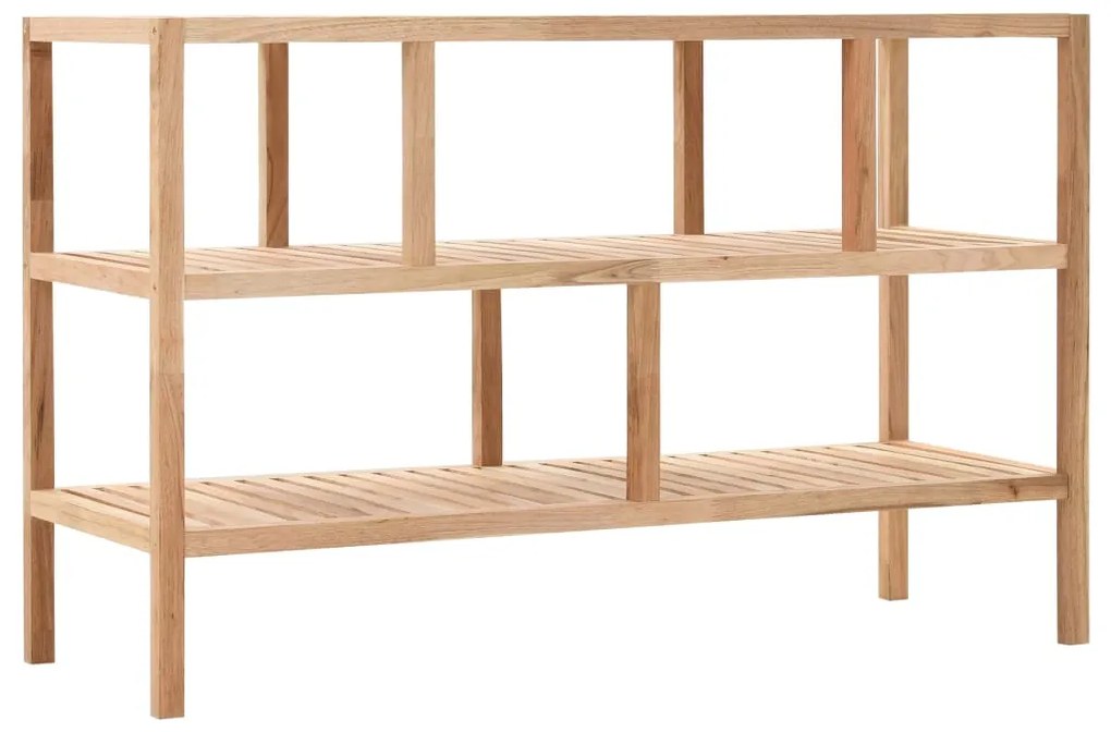 Scaffale Da Bagno İn Legno Massello Di Noce 100x40x65 Cm /