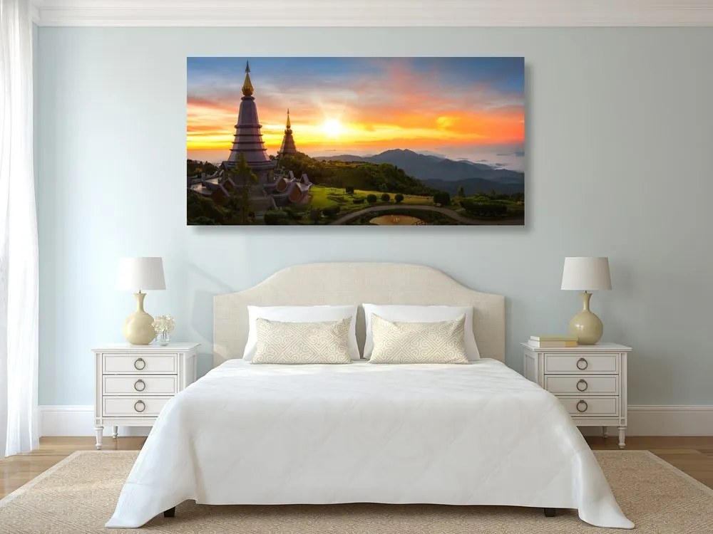 Stampa su tela – Alba mattutina in Thailandia