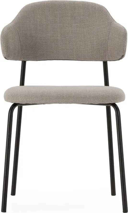 Sedie da pranzo in set grigio chiaro 4 pz Adriel – Marckeric