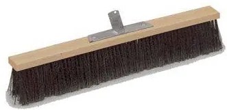 Scopa industriale 40 cm – Supporto in legno, attacco in acciaio