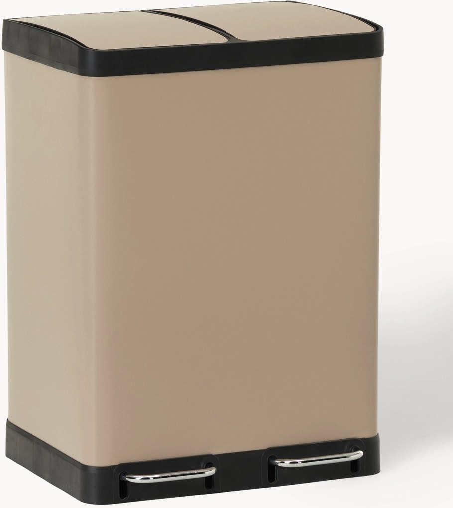 Pattumiera con funzione pedale Rafa, 2 x 30 L