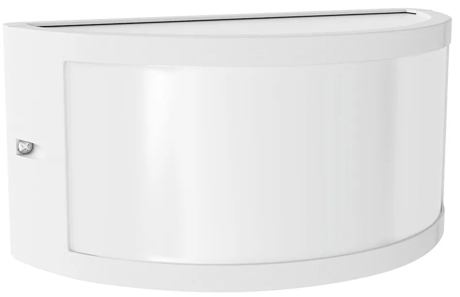 Applique Moon Design - E27 Bianca Curva per Esterni IP65