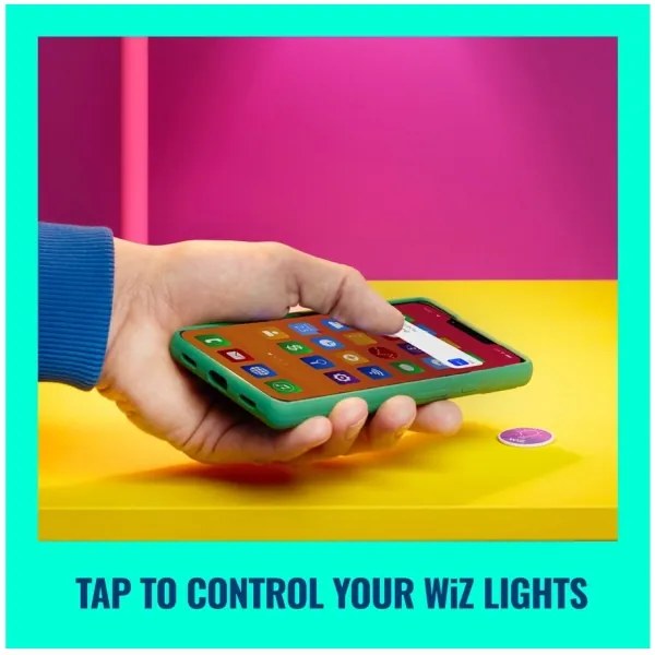 WiZ - NFC Etichetta autoadesiva per il controllo dell'illuminazione 4 pz.
