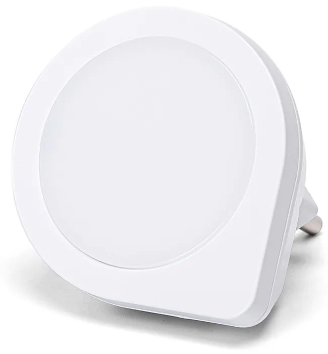 Lampada da notte a Led Goccia da presa 0,2W Bianco caldo 3000K con sensore Aigostar