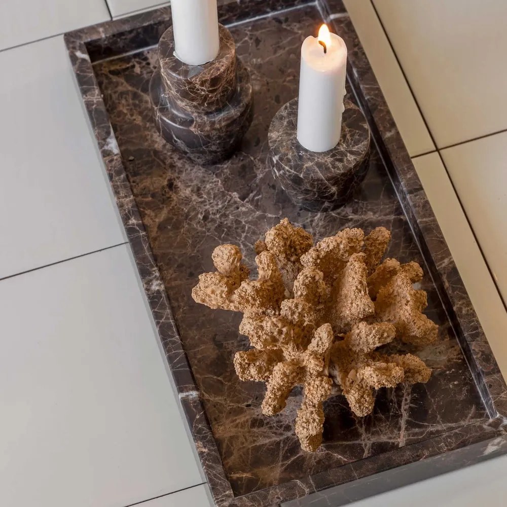 Vassoio decorativo in marmo 16x31 cm Marble - Mette Ditmer Denmark