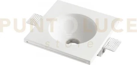 Inc-vulkan-base incasso vulkan bianco 16,5x6cm da abbinare inc-vulkan