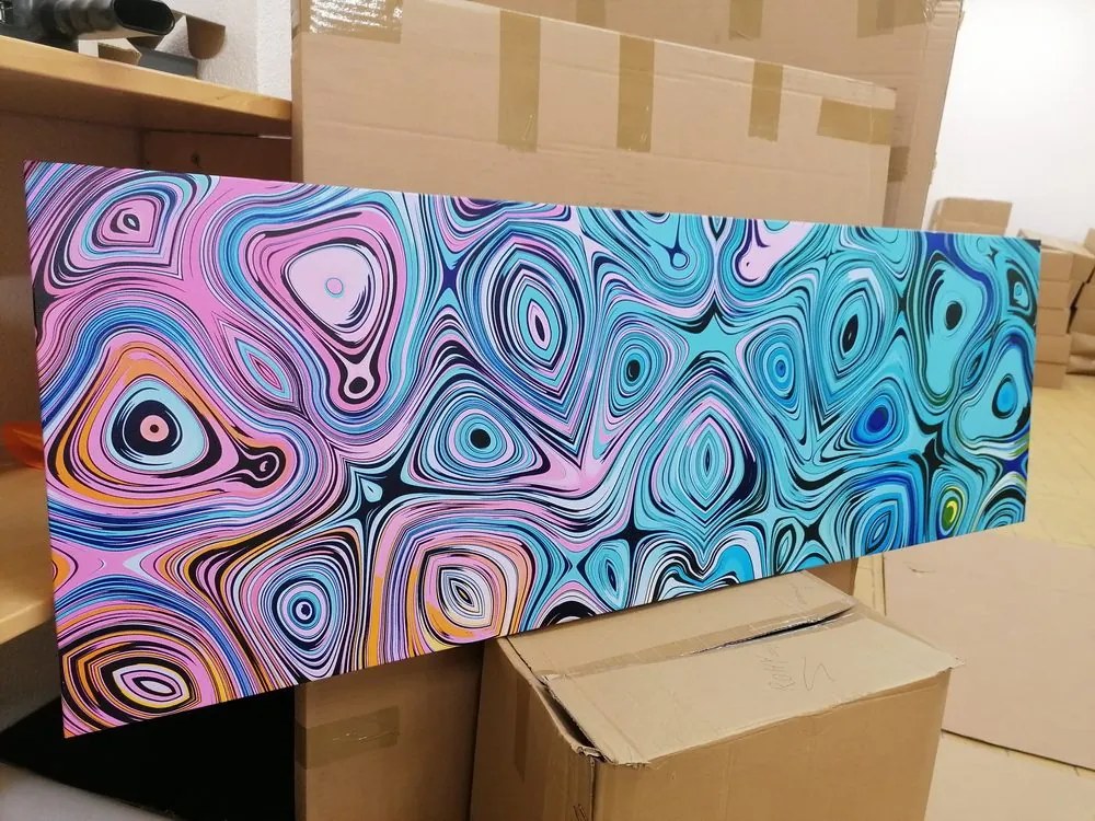 Stampa su tela – Arte turchese creativa