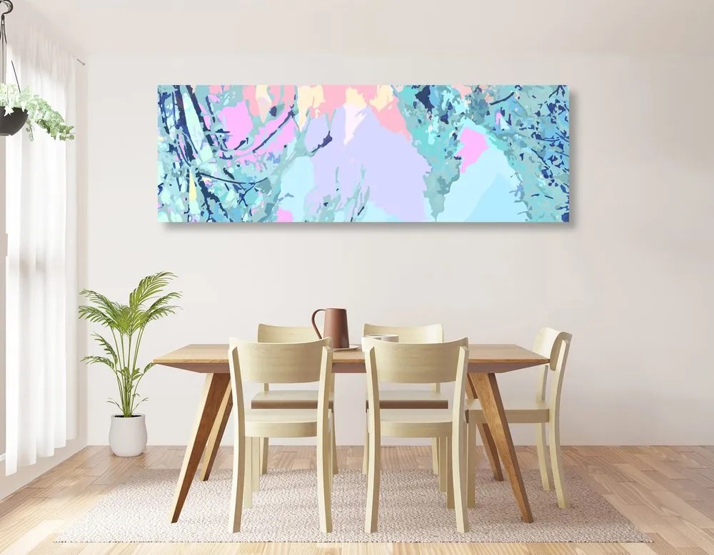 Quadro su tela – Foresta astratta
