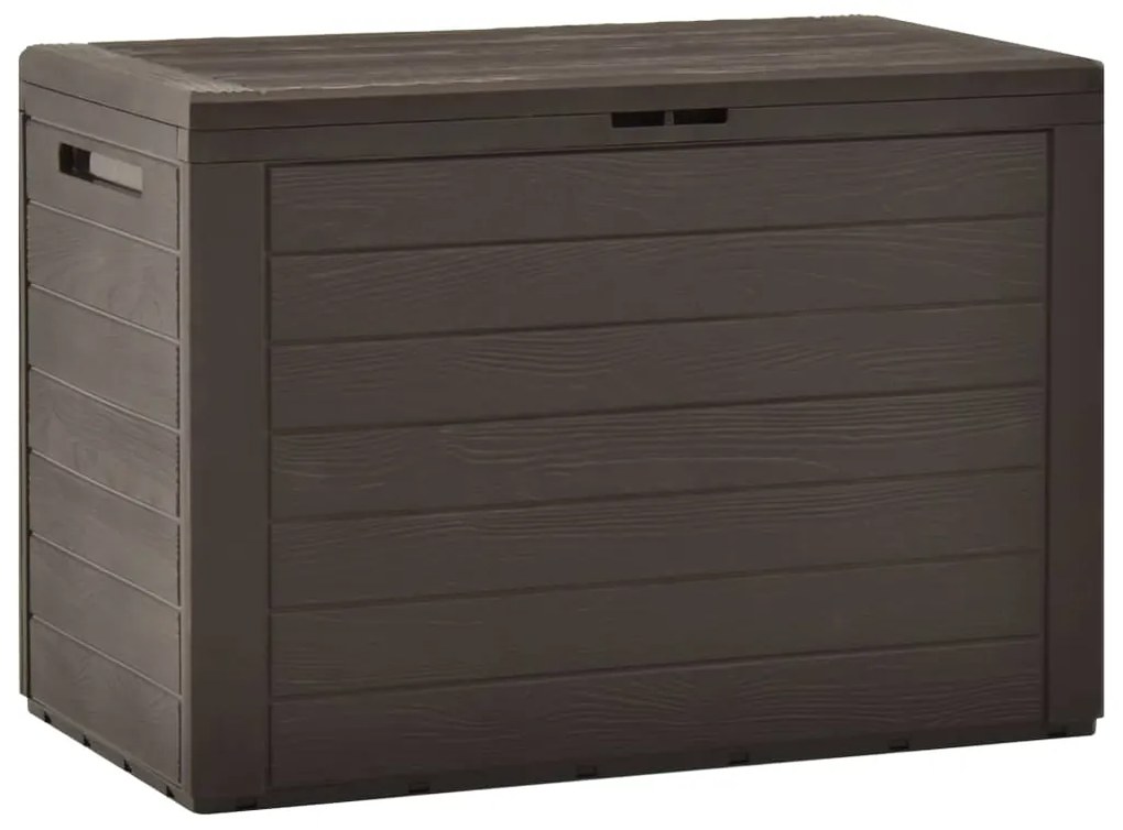 Baule Da Giardino Marrone 78x44x55 Cm /