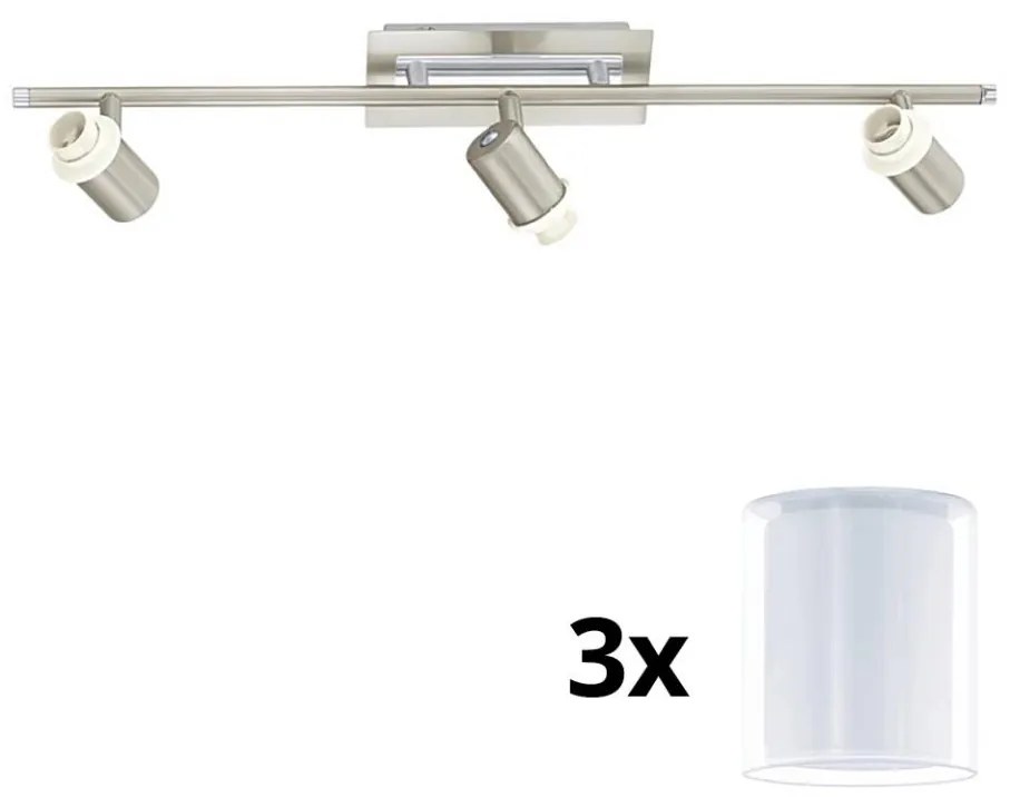 Eglo - Faretto LED MY CHOICE 3xE14/40W/230V cromo/bianco
