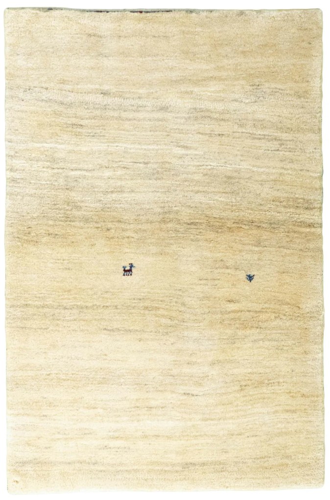 Gabbeh Tappeto 100 x 150 Beige (Iran) Annodato A Mano