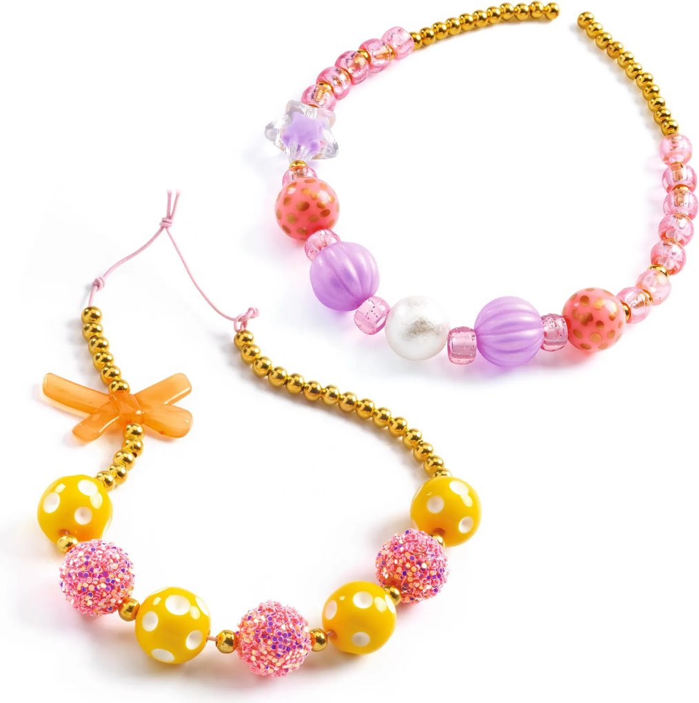 Set creativo - Perle colorate con effetti dorati