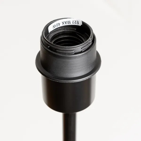 Brilagi - Lampada da terra LED CERIA 1xE27/40W/230V Ø 25 cm bambù/nero