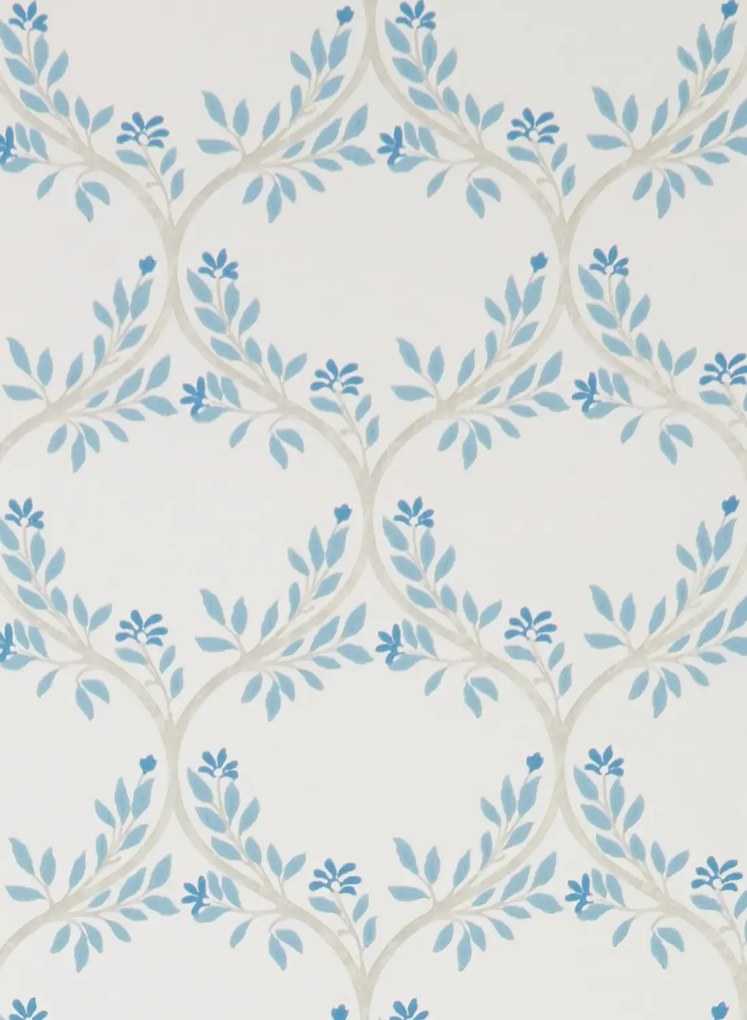 Nina Campbell Carta da parati Arber - Blue
