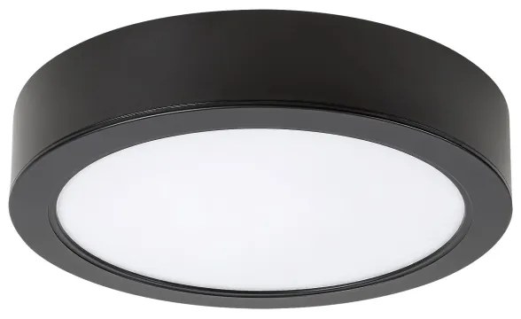 Rabalux 71200 - Plafoniera LED SHAUN LED/24W/230V diametro 22 cm nero