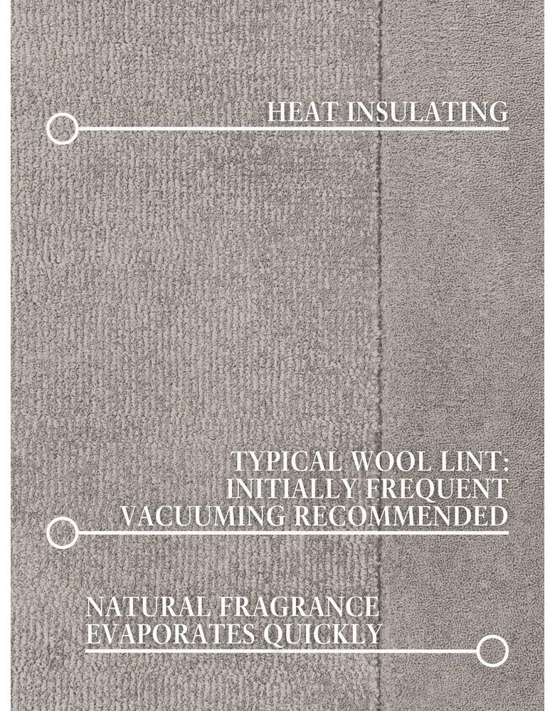 Tappeto grigio in misto lana tessuto a mano 80x150 cm Kari – Villeroy&amp;Boch