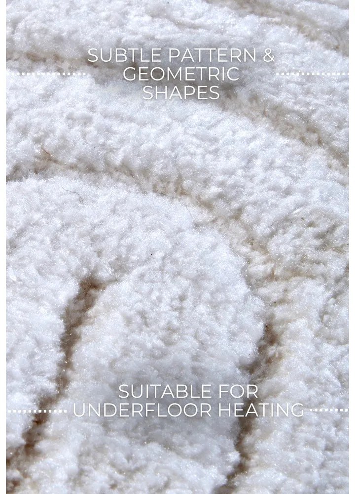 Tappeto rotondo bianco ø 160 cm Panglao New York White – Elle Decoration
