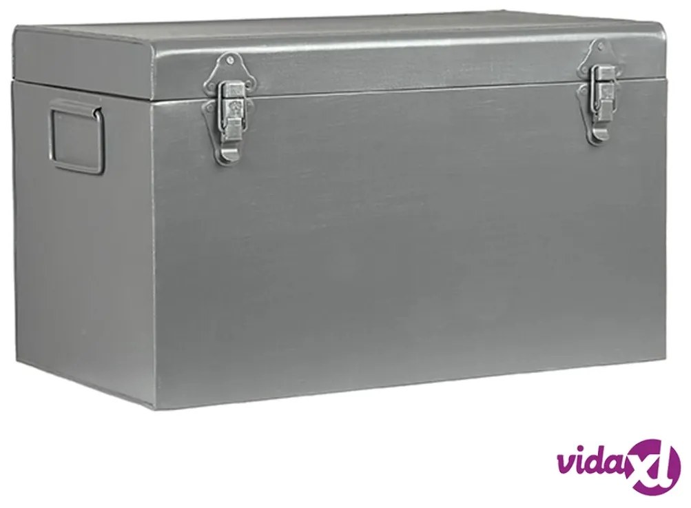 LABEL51 Contenitore Vintage 40x20x25 cm M Grigio Anticato