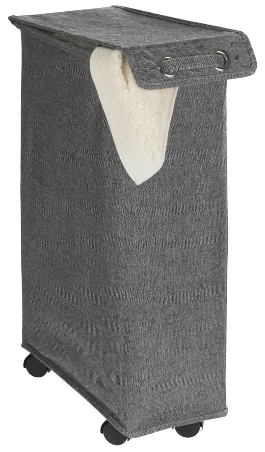 Cesto portabiancheria grigio scuro , 44,4 l Corno - Wenko