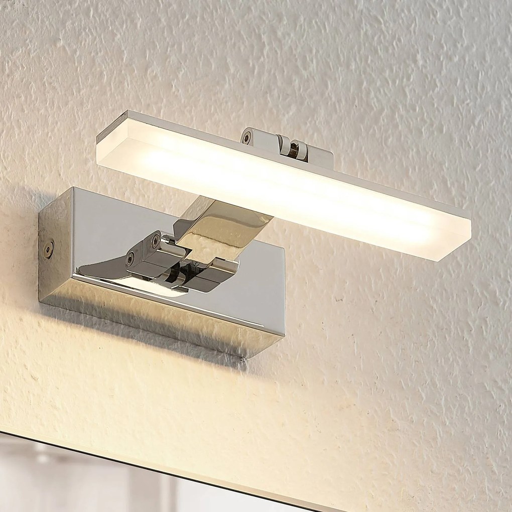 Applique da parete Soey Arcchio, Cromo / Argento, Bagno, Alluminio, Moderno, Applique