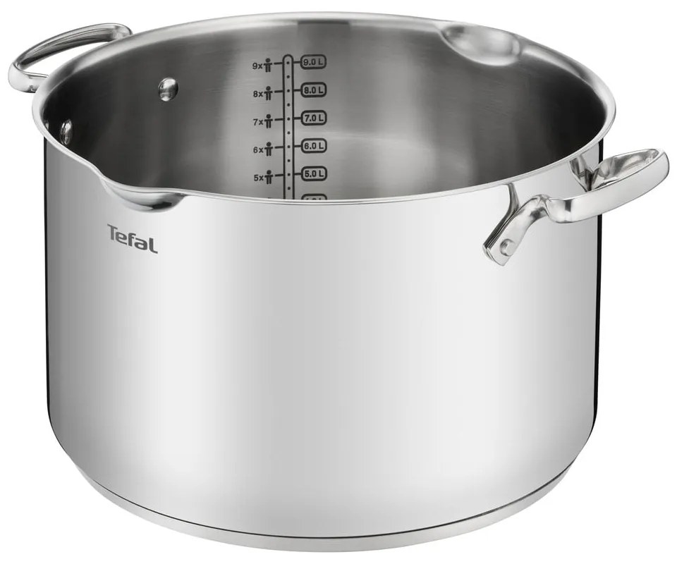 Pentola in acciaio inox con coperchio per induzione 10 l Duetto+ - Tefal