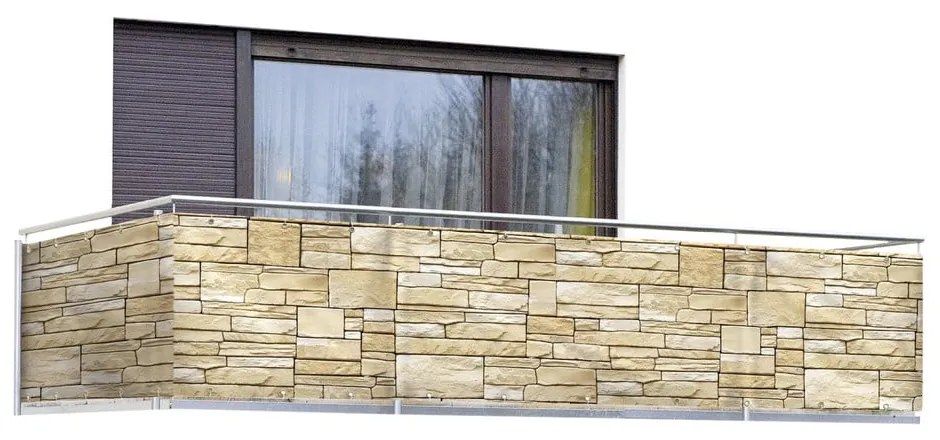 Schermo da balcone beige 500x85 cm - Maximex