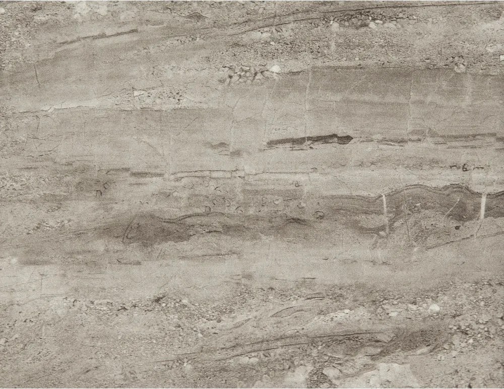 Tavolino grigio chiaro effetto marmo 75x100 cm Solano - Actona