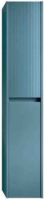 Colonna per mobile bagno Niwa 2 ante P 27 x L 30 x H 160 cm laccato opaco blu pacifico